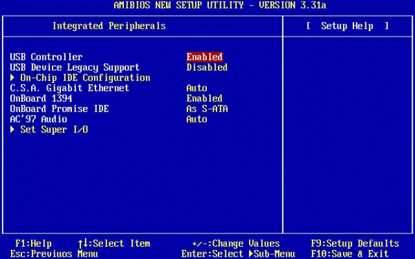 Что такое USB Legacy в BIOS