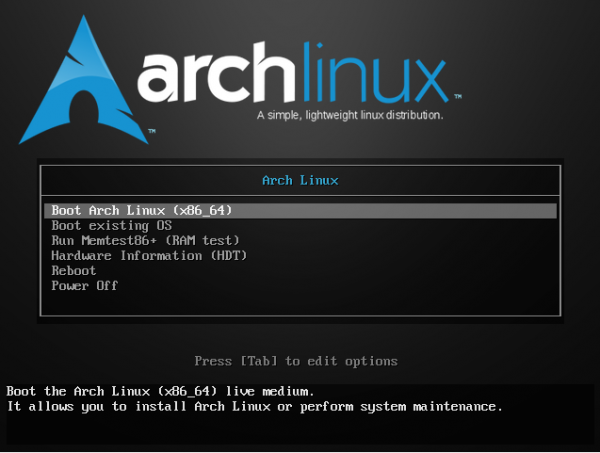 Устанавливаем Arch Linux