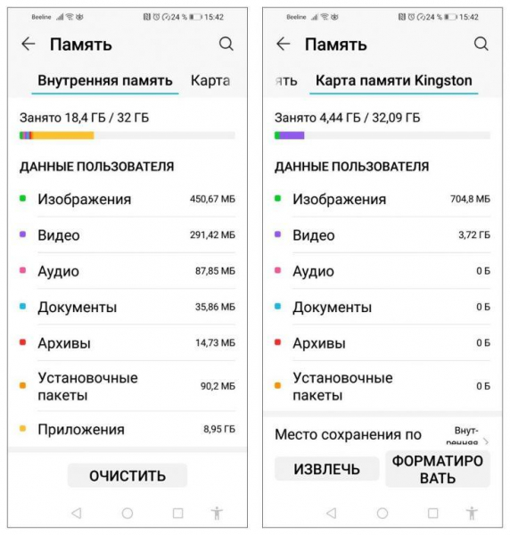 Не хватает памяти на телефоне Android – как почистить