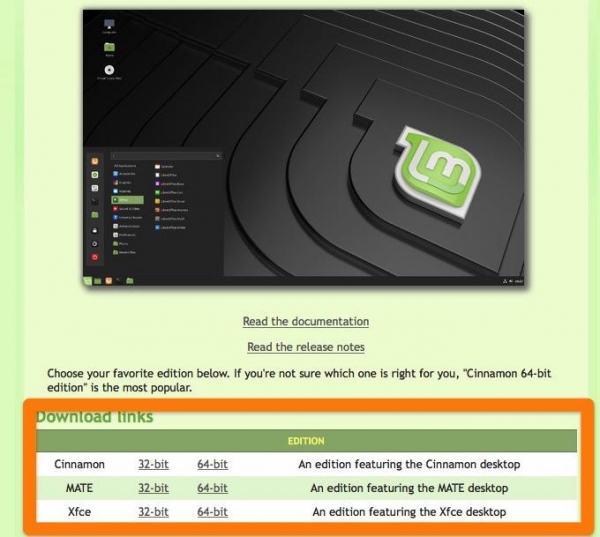 Установка Linux Mint