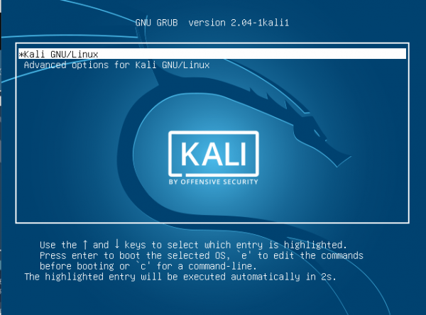 Установка Kali Linux